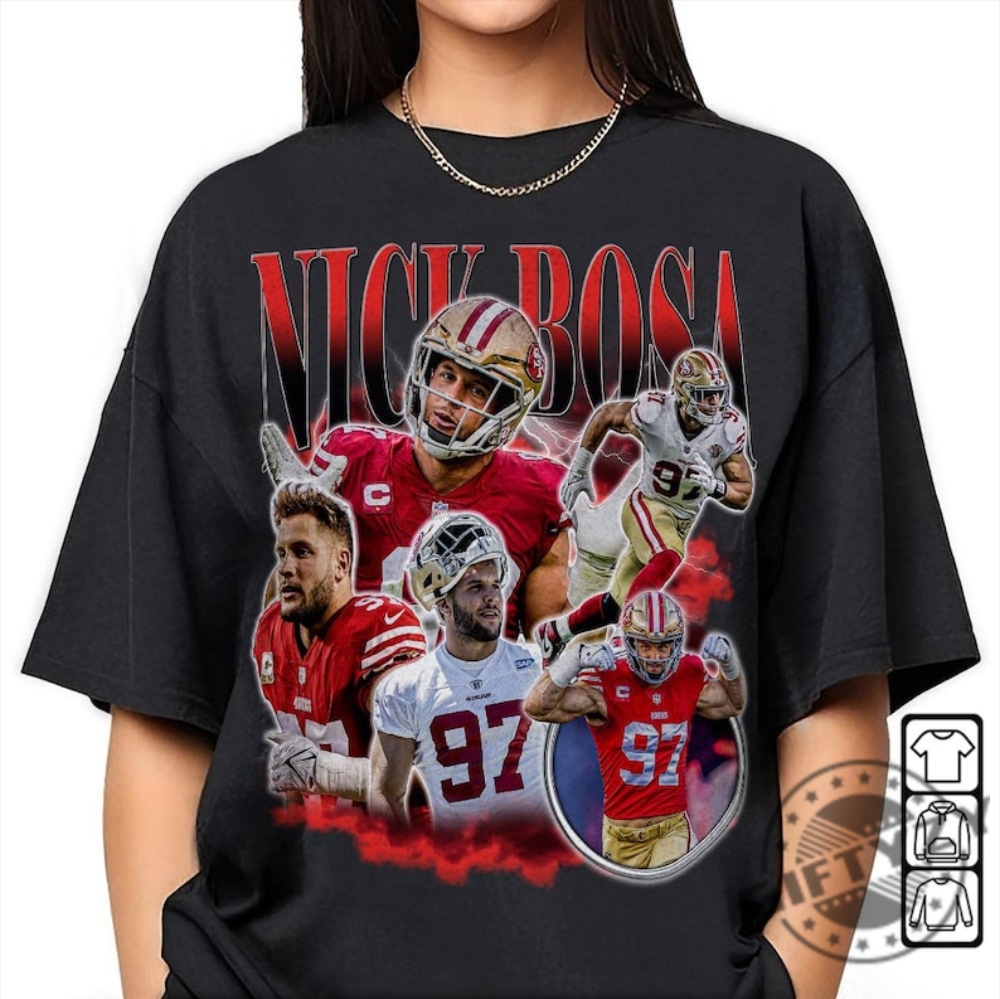 Nick Bosa San Francisco Football Sweatshirt Gift for 49ers Fans