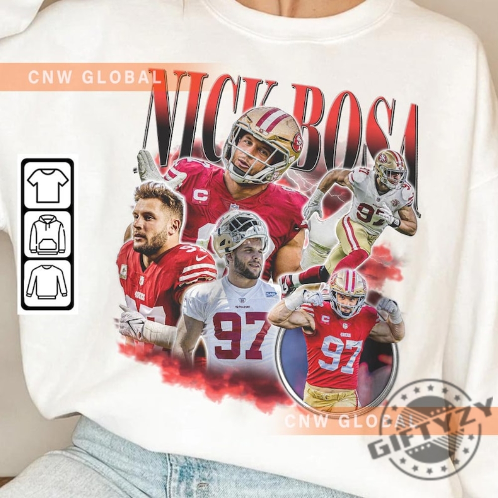 Official Nick bosa san francisco 49ers vintage 2023 T-shirt