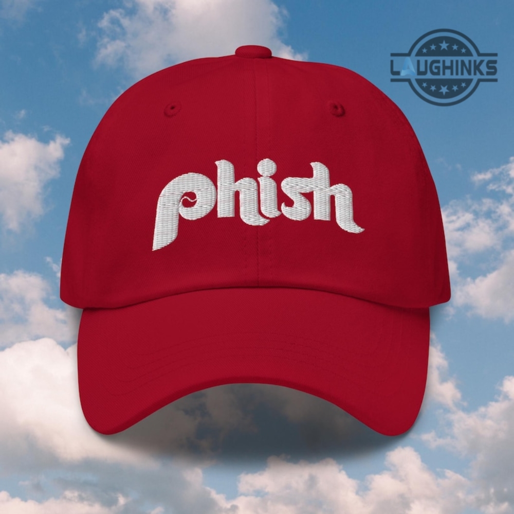 Phish Phillies Embroidered Baseball Cap Phillies New Hat Mlb Gear Philadelphia Phillies Red October Hat Phish From The Road Phillies Game Hats Phanatic Hat