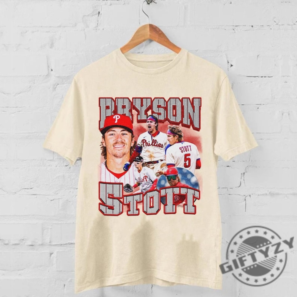 Bryson Stott No. 5 Baseball Jersey Phillies Baseball Player Shirt Fan Made  Gift