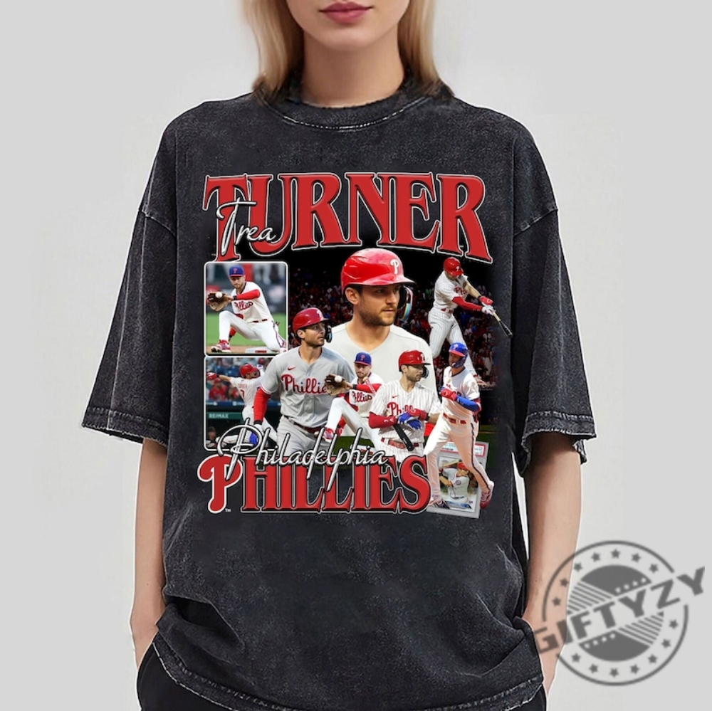 Trea Turner T Shirt Sweatshirt Hoodie Mens Womens Vintage Bootleg