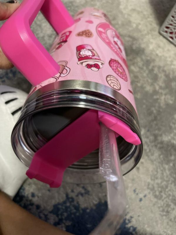 hello kitty tumbler hello kitty 40oz stainless steel stanley cup christmas gift for coffee lovers custom sanrio hello kitty i love you a latte 2