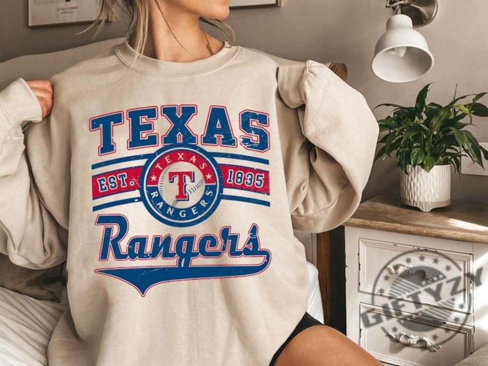 Texas Rangers Inspired MLB Baseball Shirt, hoodie, longsleeve