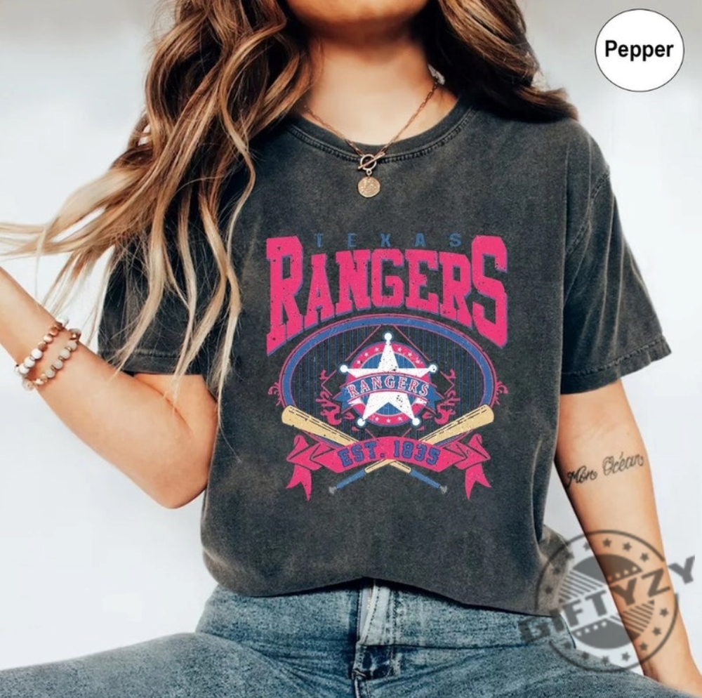 Vintage Texas EST 1835 T-Shirt, Texas Rangers Shirt - Printing Ooze