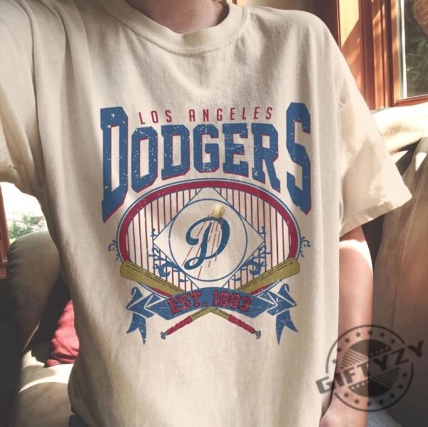 Vintage 90S Los Angeles Baseball Shirt Los Angeles Baseball Sweatshirt Vintage Baseball Fan Tshirt Unisex Hoodie Dodger Baseball Shirt giftyzy 2