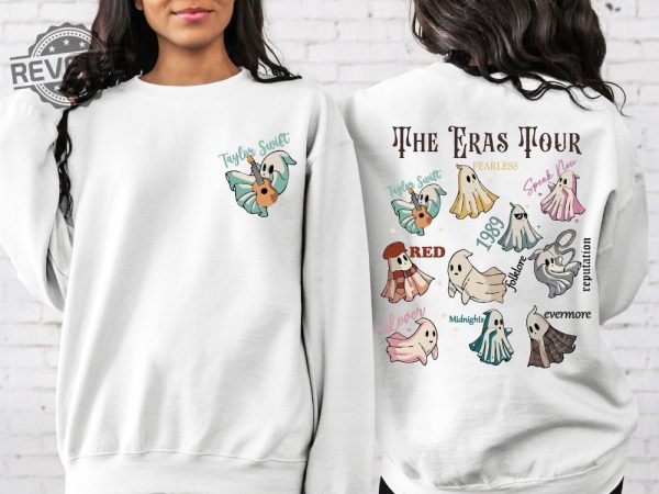 The Eras Tour Ghost Sweatshirts Halloween Eras Tour Hoodies In My Horror Eras Sweatshirt Halloween Party Sweater Taylor Halloween Unique revetee 1