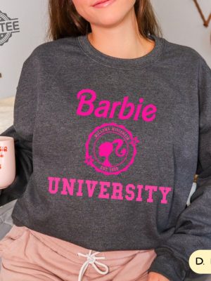 Barbie University Sweatshirt Birthday Party Outfit Barbie Shirt Party Girls Shirt Come On Barbie Lets Go Party Doll University revetee 2