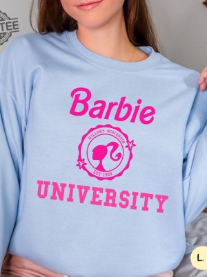 Barbie University Sweatshirt Birthday Party Outfit Barbie Shirt Party Girls Shirt Come On Barbie Lets Go Party Doll University revetee 3