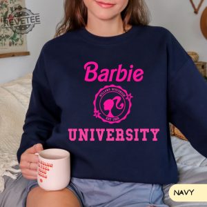Barbie University Sweatshirt Birthday Party Outfit Barbie Shirt Party Girls Shirt Come On Barbie Lets Go Party Doll University revetee 4