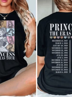 Princess Eras Tour Shirt Disney Princess Tour Disney Princess Characters Shirt Disney Girl Trip Shirt Disneyworld Shirt Eras Tour Shirt Unique revetee 2