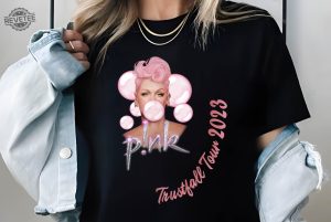 Pink Trustfall Tour Trustfall Album Tee Pink Singer Tour Music Festival Shirt Concert Apparel Tour Tshirt Pink Music New revetee 2