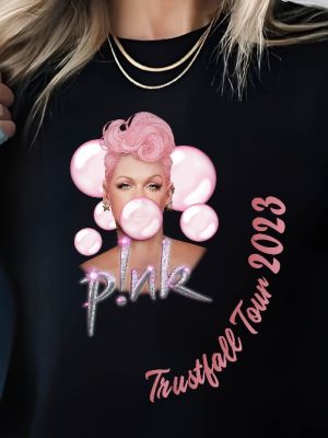 Pink Trustfall Tour Trustfall Album Tee Pink Singer Tour Music Festival Shirt Concert Apparel Tour Tshirt Pink Music New revetee 2