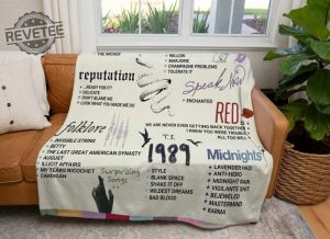 Taylor Eras Tour Swift Blanket Swiftie Name Blanket Swift Gifts Eras Tour Merch Birthday Gift Taylor Swiftie Merch Christmas Gift New revetee 2