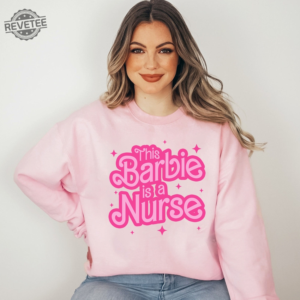 This Barbie Is A Custom Shirt Barbie Sweatshirt Personalized Your Job Teacher Appreciation Shirt Cute Shirt For Teacher Custom Barbie Gift New