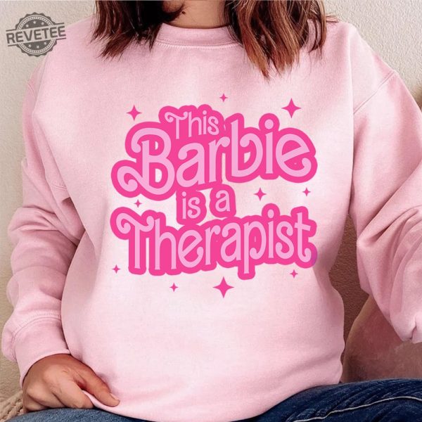 This Barbie Is A Custom Shirt Barbie Sweatshirt Personalized Your Job Teacher Appreciation Shirt Cute Shirt For Teacher Custom Barbie Gift New revetee 6