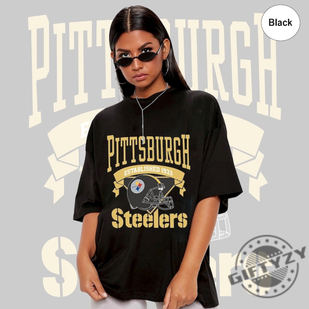 Comfort Colors Shirt Vintage 90S Pittsburgh Football Steeler