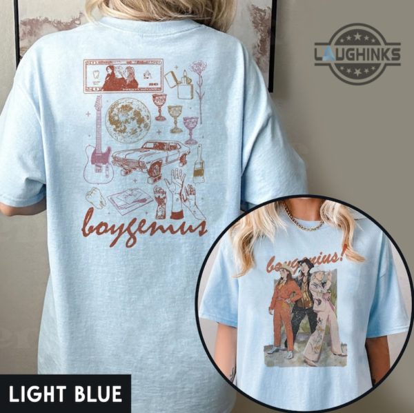 boygenius shirt sweatshirt hoodie mens womens phoebe bridgers julien baker lucy dacus shirts vintage boygenius indie rock tee boygenius concert tour 2023 laughinks 4