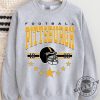 Pittsburgh Football Shirt Vintage Style Pittsburgh Football Crewneck Sweatshirt Football Pittsburgh Hoodie Unisex Trendy Tshirt Football Fan Gifts giftyzy 6