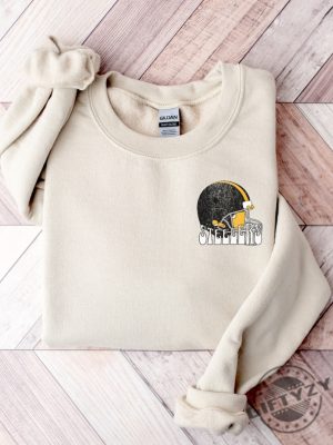 Pittsburgh Steelers Football Shirt Retro Vintage Style Crewneck Sweatshirt Nfl Trendy Pittsburg Steelers Tshirt Women Men Hoodie Steelers Fan Gift giftyzy 8