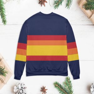 Kate Upton Astros Blue Sweater  Kate Upon Rainbow Striped Sweater