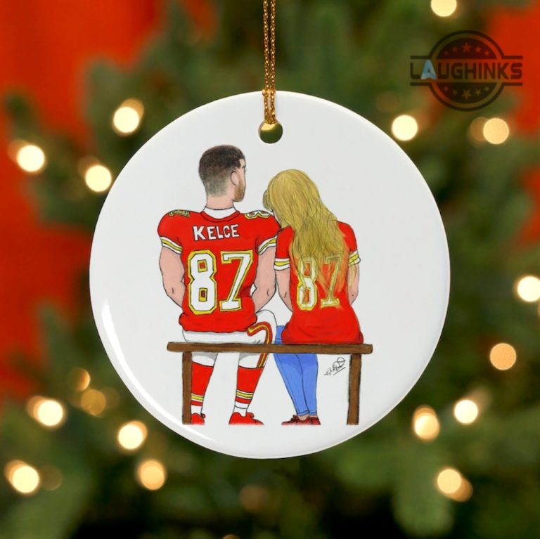 Taylor Swift And Travis Kelce Dating Ornament Kc Travis Kelce Snl 2