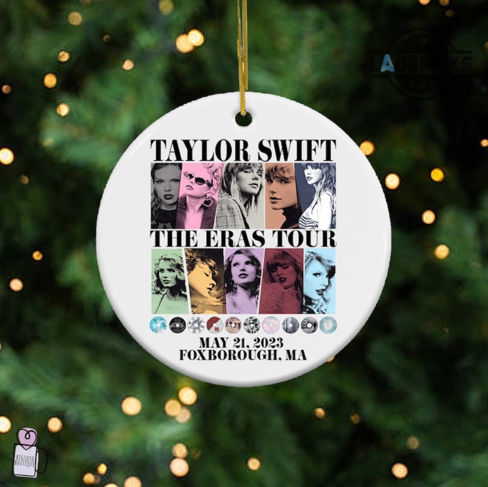 Eras Tour Ornament Custom Text Upload Photo Taylor Swift Christmas