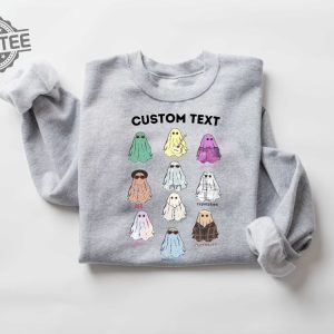 Custom Cute Ghosts Sweatshirt Cute Ghost Tour Taylor Swift Tour Shirts Concert Shirt Lover Merch Tee Music Shirt Music Fan Album Tshirt Unique revetee 4