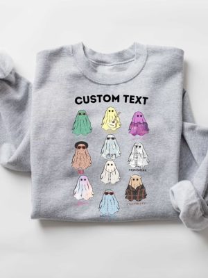 Custom Cute Ghosts Sweatshirt Cute Ghost Tour Taylor Swift Tour Shirts Concert Shirt Lover Merch Tee Music Shirt Music Fan Album Tshirt Unique revetee 4