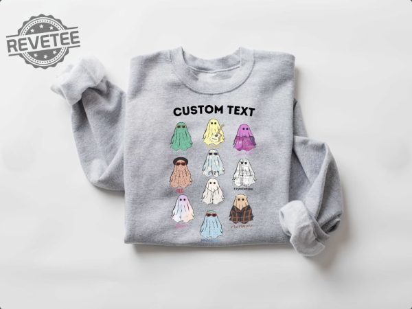 Custom Cute Ghosts Sweatshirt Cute Ghost Tour Taylor Swift Tour Shirts Concert Shirt Lover Merch Tee Music Shirt Music Fan Album Tshirt Unique revetee 4