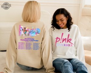 P Nk Summer Carnival 2023 Sweatshirt Trustfall Album Hoodie Pink Singer Tour Music Festival Sweatshirt Concert Apparel Tour Sweatshirt Unique revetee 3