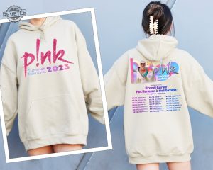 P Nk Summer Carnival 2023 Sweatshirt Trustfall Album Hoodie Pink Singer Tour Music Festival Sweatshirt Concert Apparel Tour Sweatshirt Unique revetee 5