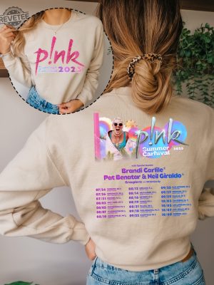 P Nk Summer Carnival 2023 Sweatshirt Trustfall Album Hoodie Pink Singer Tour Music Festival Sweatshirt Concert Apparel Tour Sweatshirt Unique revetee 6