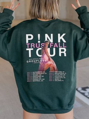 P Nk Trustfall Tour 2023 T Shirt P Nk Summer Carnival 2023 Trustfall Tour Shirt Pink Tour Shirt Unique revetee 4