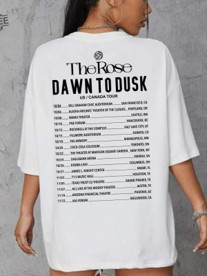 The Rose Dawn To Dusk Tour 2023 Sweatshirt The Rose Kpop Shirt Dual Rock Album Shirt Kpop Indie Rock Woosung Dojoon Hajoon Jaehyeong Unique revetee 3