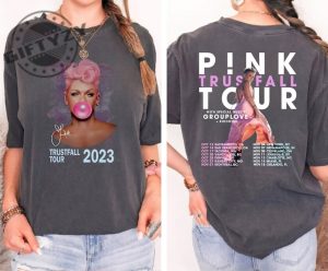 Pnk Summer Carnival 2023 Shirt Trustfall Album Tee Pink Singer Tour Hoodie Music Festival Sweatshirt Concert Apparel Pink Music Clothing giftyzy 6