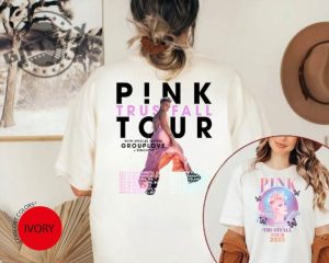 Pink Trustfall Tour 2023 Shirt Trustfall Album Tee Pink Singer Tour Music Festival Sweatshirt Concert Apparel Tour Hoodie Pink Music Shirt giftyzy 6