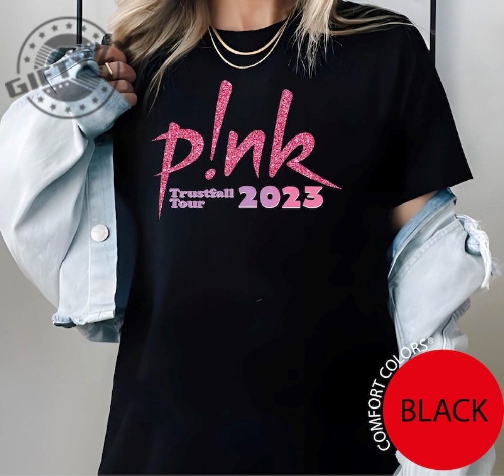 Pink Trustfall Tour 2023 Tshirt Trustfall Album Hoodie Pink Singer Tour Music Festival Sweatshirt Concert Apparel Tour Sweater Pink Music Shirt