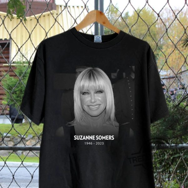 RIP Suzanne Somers Shirt Suzanne Somers T Shirt Chrissy Snow Suzanne Somers Threes Company Shirt Suzanne Somers 1946 2023 Shirt trendingnowe.com 1