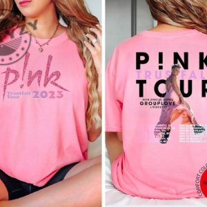 Pink Trustfall Tour 2023 Apparel Trustfall Album Tshirt Pink Singer Tour Music Festival Sweatshirt Concert Hoodie Tour Pink Music Shirt giftyzy 5