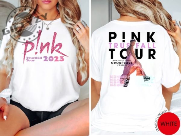 Pink Trustfall Tour 2023 Apparel Trustfall Album Tshirt Pink Singer Tour Music Festival Sweatshirt Concert Hoodie Tour Pink Music Shirt giftyzy 6