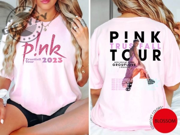 Pink Trustfall Tour 2023 Apparel Trustfall Album Tshirt Pink Singer Tour Music Festival Sweatshirt Concert Hoodie Tour Pink Music Shirt giftyzy 7