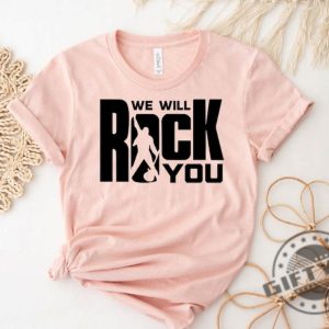 We Will Rock You Shirt Queen Band T shirt Freddie Mercury Sweatshirt Music Inspired Hoodie Queen Band Group Sweater Bohemian Rhapsody Shirt giftyzy.com 1
