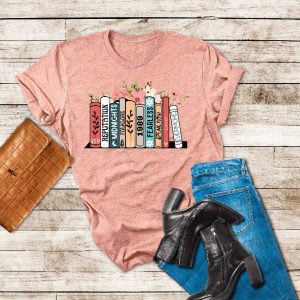 Music Albums As Books T Shirt Folk Music Shirt Trendy Aesthetic Gift For Book Lover Floral Ts Merch Top The Eras Tour Shirt Concert Tee Unique revetee 4