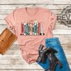 Music Albums As Books T Shirt Folk Music Shirt Trendy Aesthetic Gift For Book Lover Floral Ts Merch Top The Eras Tour Shirt Concert Tee Unique revetee 1 1