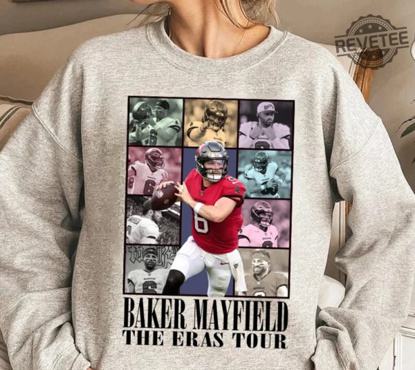 Baker Mayfield Shirt Vintage Baker Mayfield Merch American Football Shirt Baker Mayfield The Eras Tour Shirt Unique revetee 2