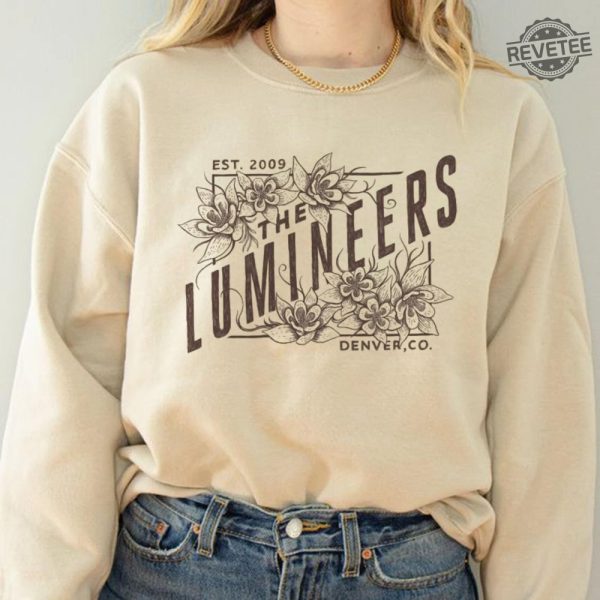 The Lumineers Tour Merch Unisex T Shirt The L Concert The Tee Shirt Unisex The Vine Shirt Vintage Unique revetee 2