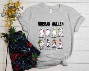 Halloween Morgan Wallen Shirt Cute Halloween Ghost Sweatshirt Morgan Wallen Ghost Hoodie Wallen Halloween Tshirt Halloween Ghost Shirt giftyzy 5