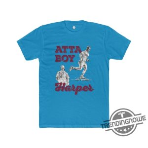 Atta Boy Harper Shirt Hand Drawn Playoffs Tribute T Shirt Iconic Stare Shirt Down and Funny Shirt trendingnowe.com 2