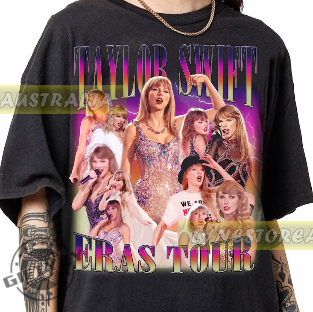 Swiftie 90S Vintage Bootleg Style Taylor Concert Outfit Shirt The Eras Tour Concert Tshirt Taylor Classic Retro Hoodie Trendy Sweatshirt Gift For Woman And Man Shirt