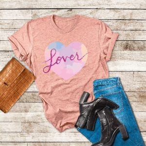 Lovers Heart Tour Shirt Lover Album Shirt Taylor Swift Fan Shirt Gift The Eras Tour Outfit Taylors Concert T Shirt Taylor Swiftie Tee Unique revetee 4